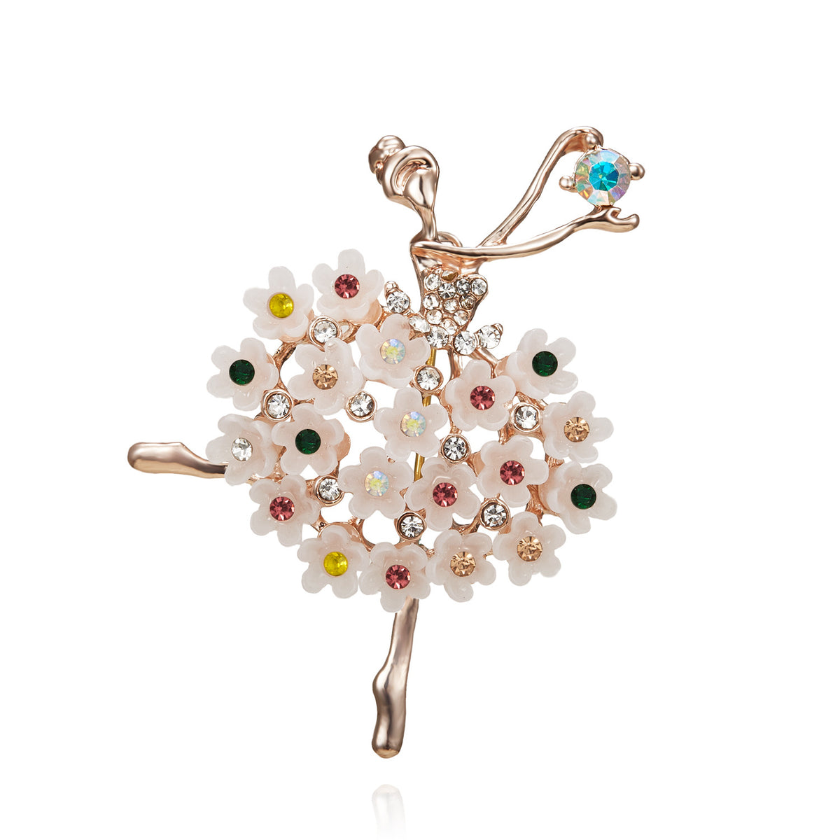 floral ballerina pin