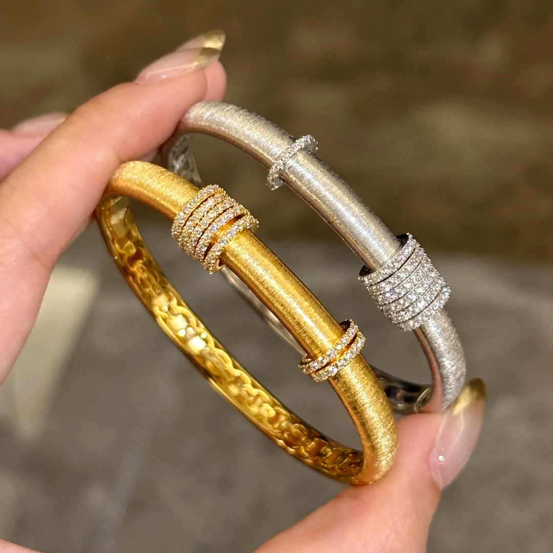 gold and silver bracelets