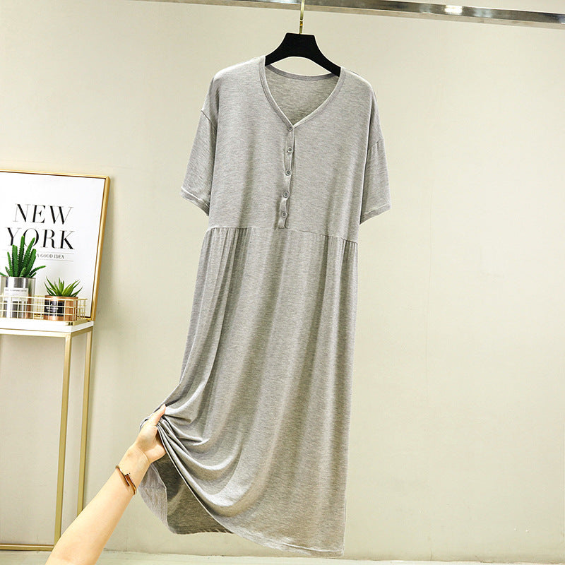 grey nursing dress