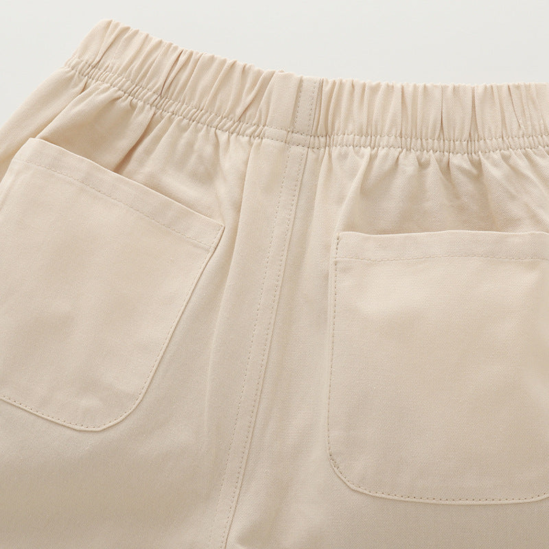kids beige shorts