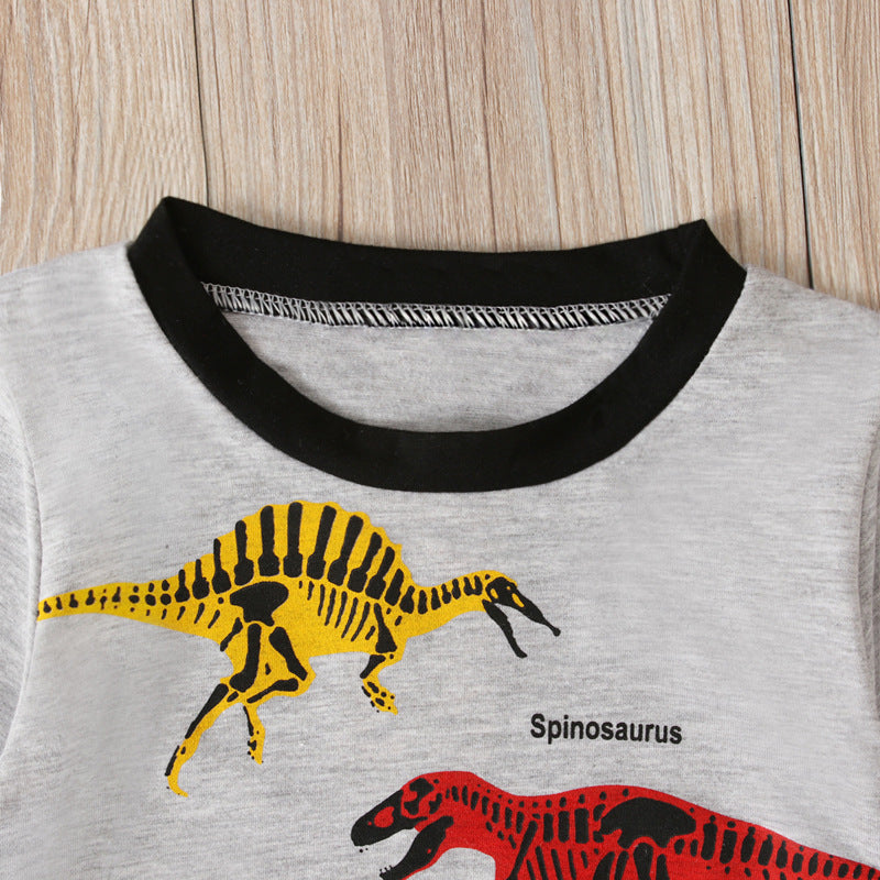 kids cotton dinosaur pajamas