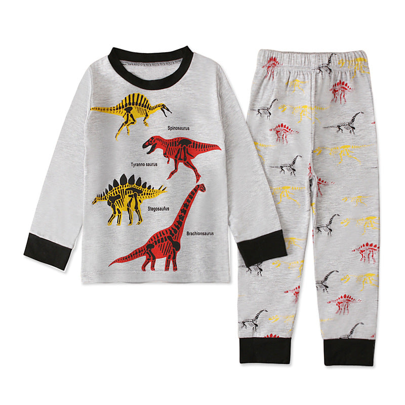 kids cotton dinosaur pajamas