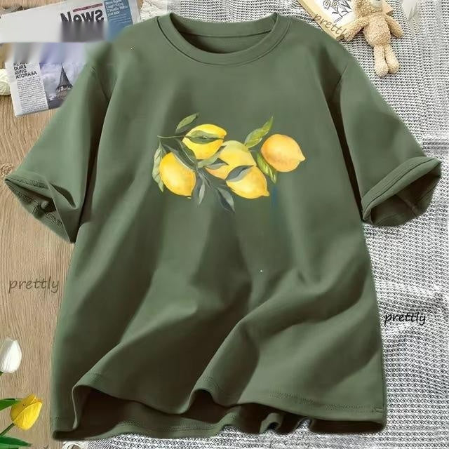 sage green lemon shirt