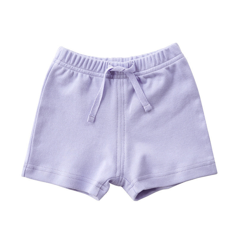 lavender baby cotton shorts