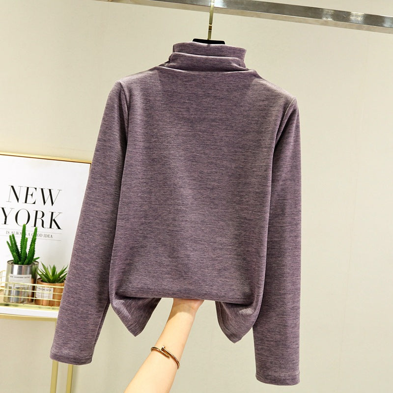 lilac cotton full sleeve top