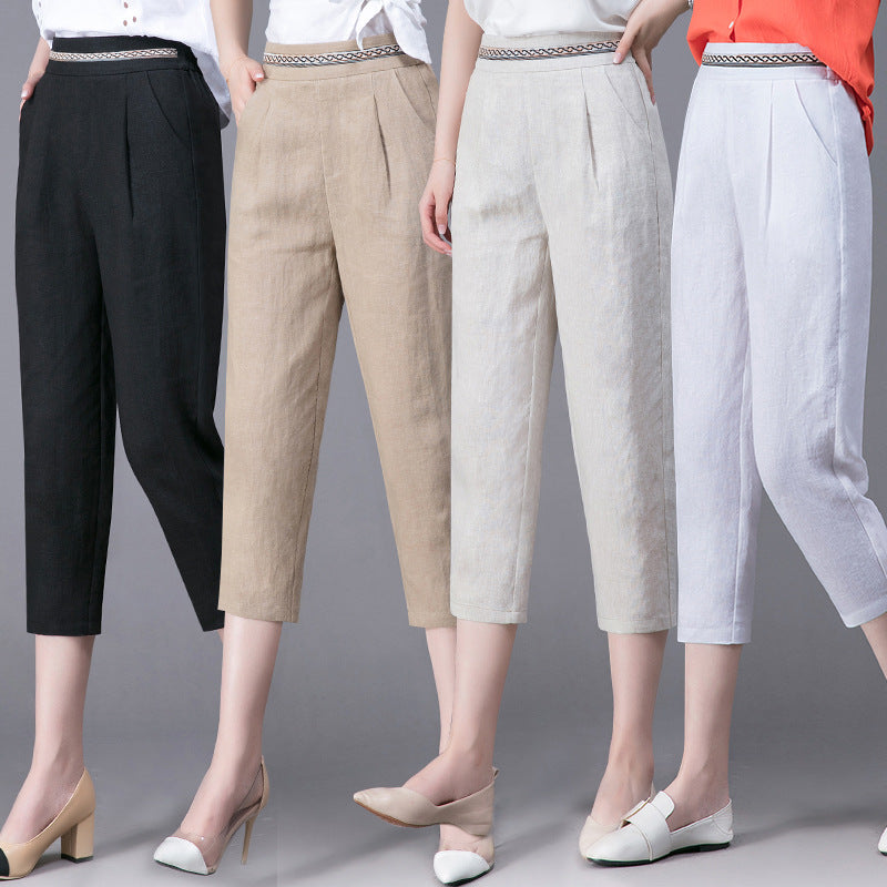 linen capris