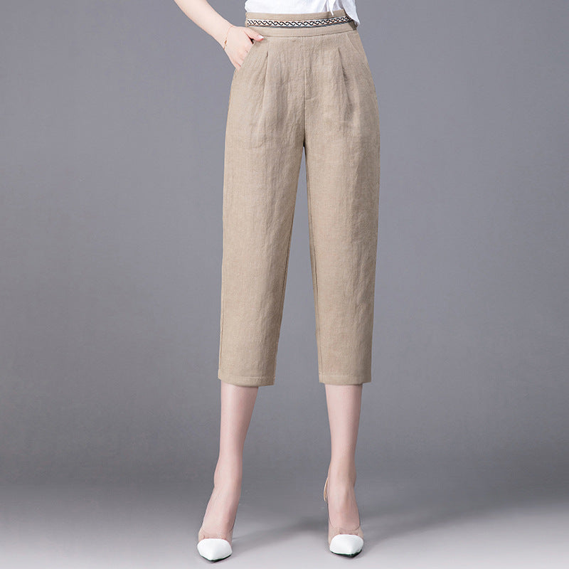 linen capris