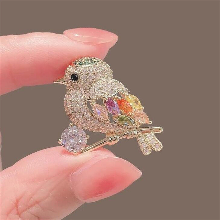 magpie brooches
