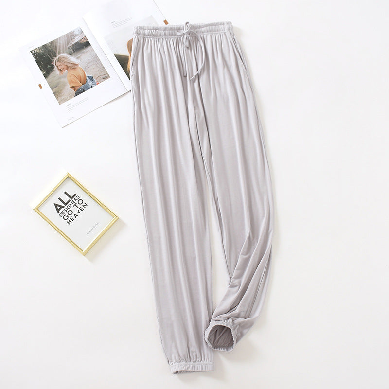 grey pajama pants