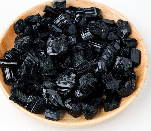 black tourmalines