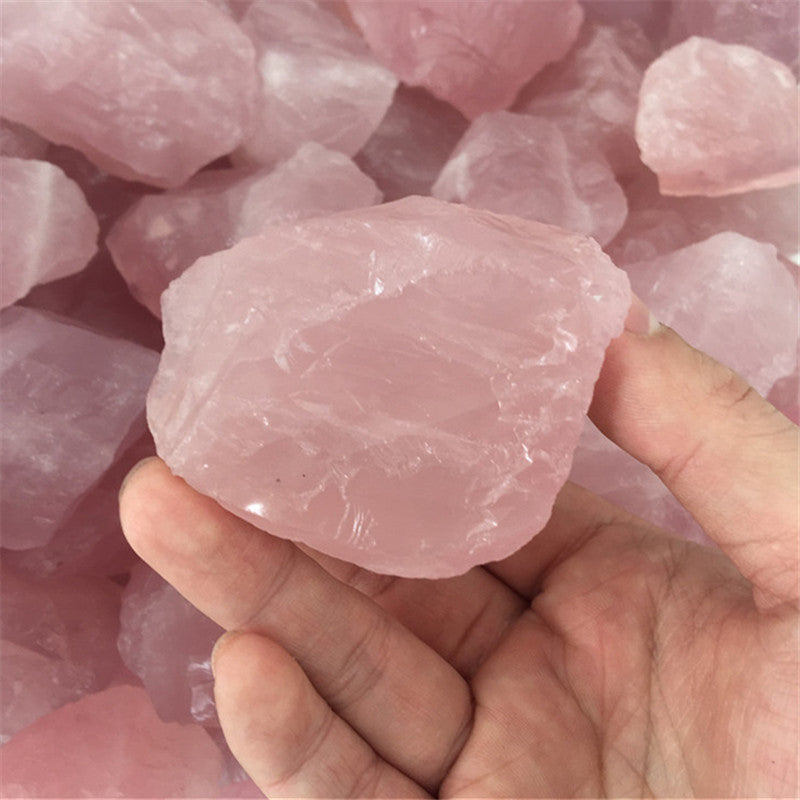 natural large pink quartz