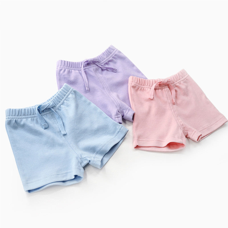 pastel baby cotton shorts