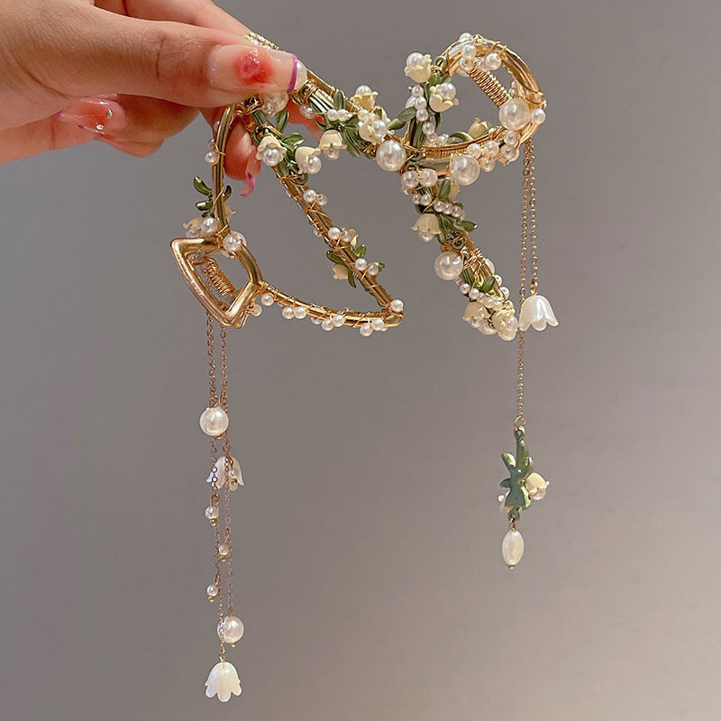 pearl claw clips