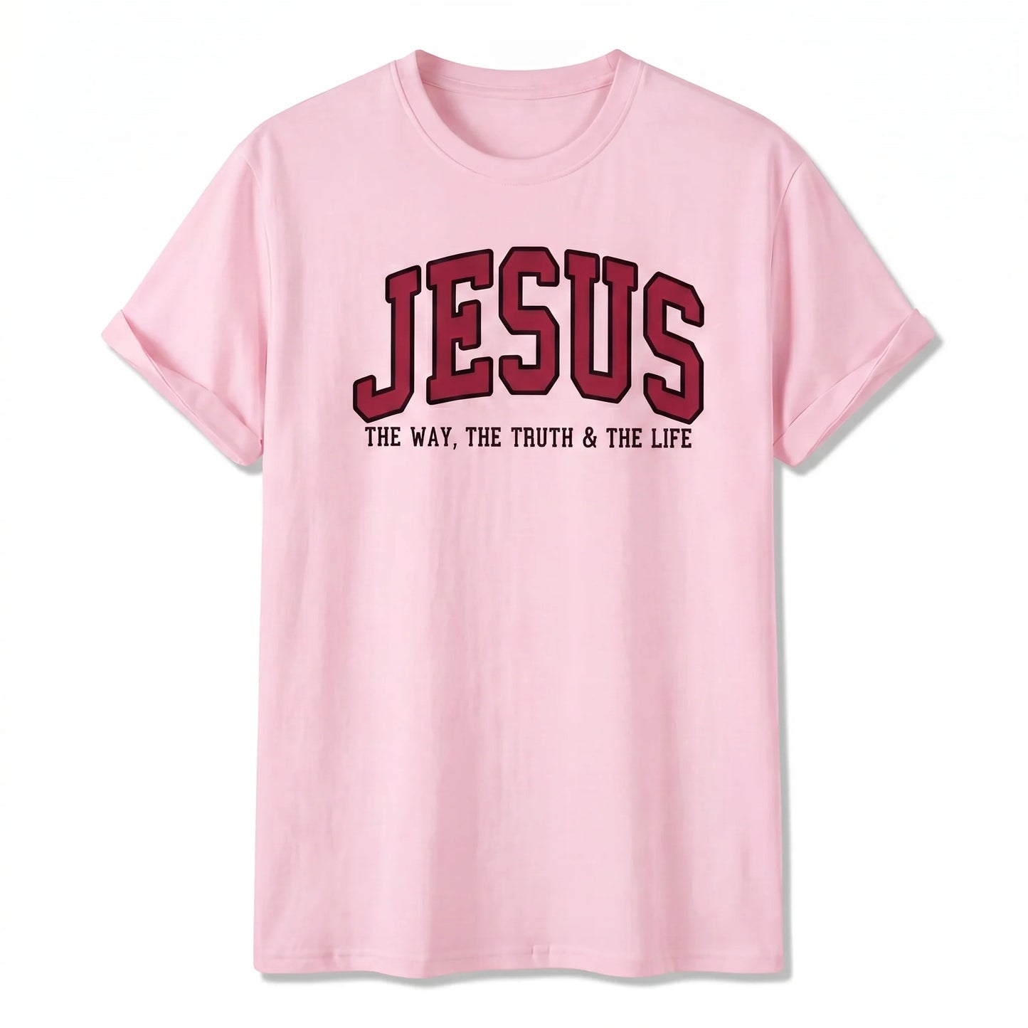 cotton pink jesus shirts