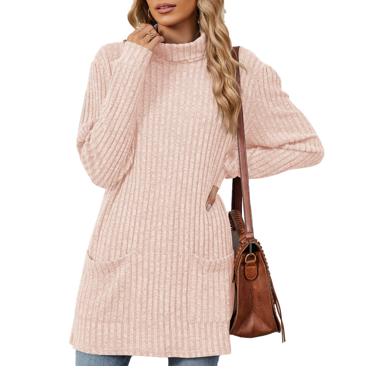 pink sweater