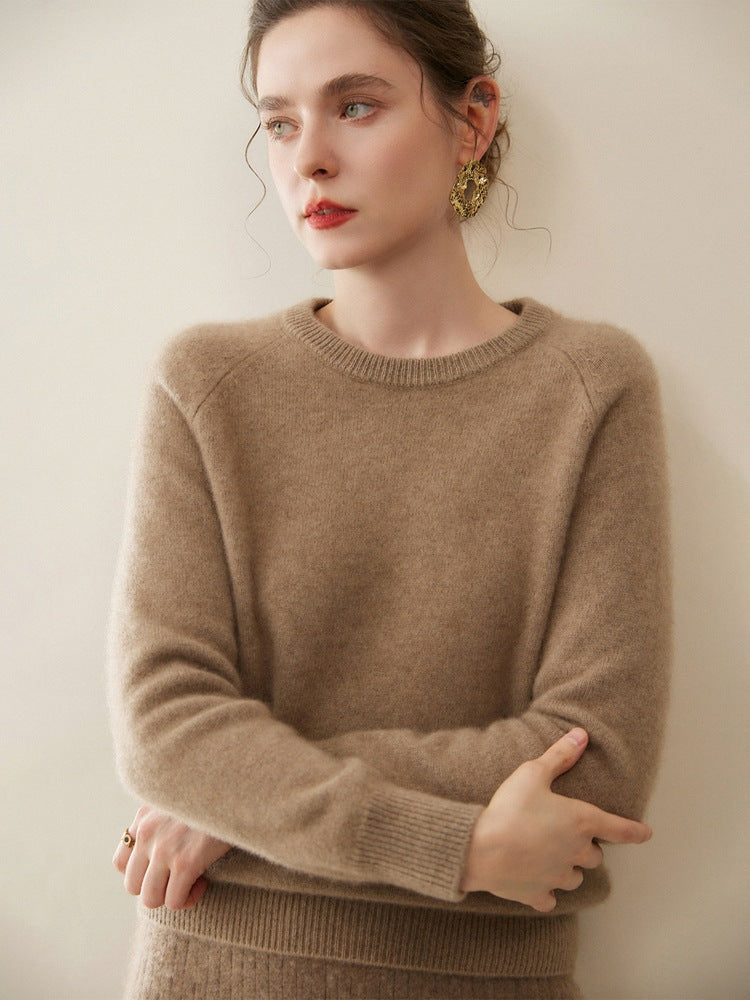 pure cashmere brown sweater