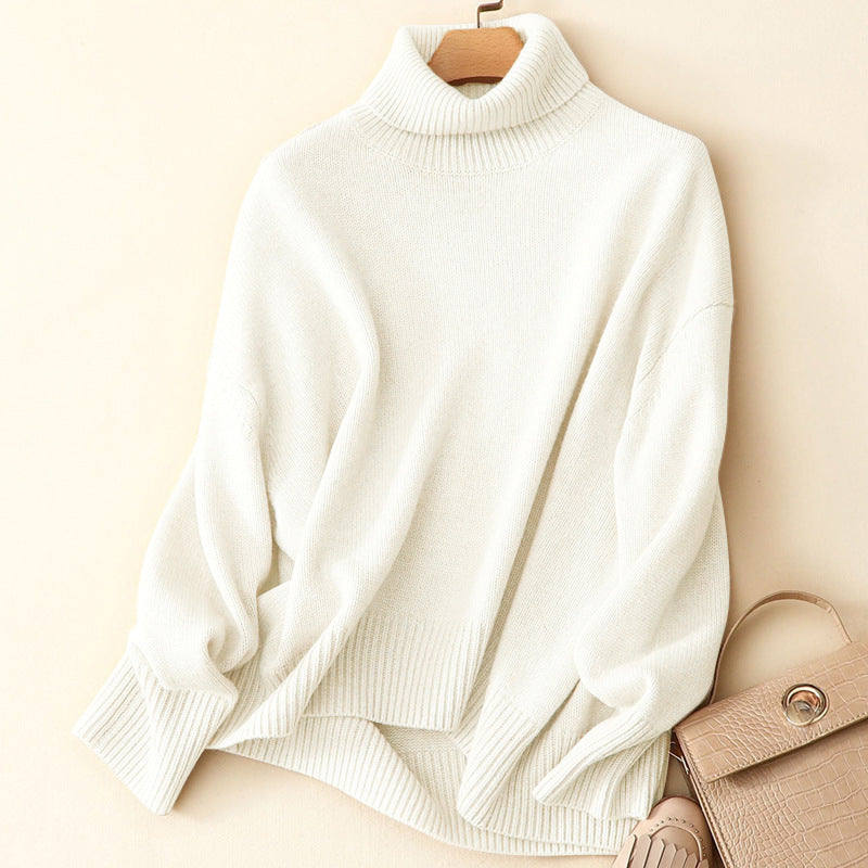 pure cashmere white sweater