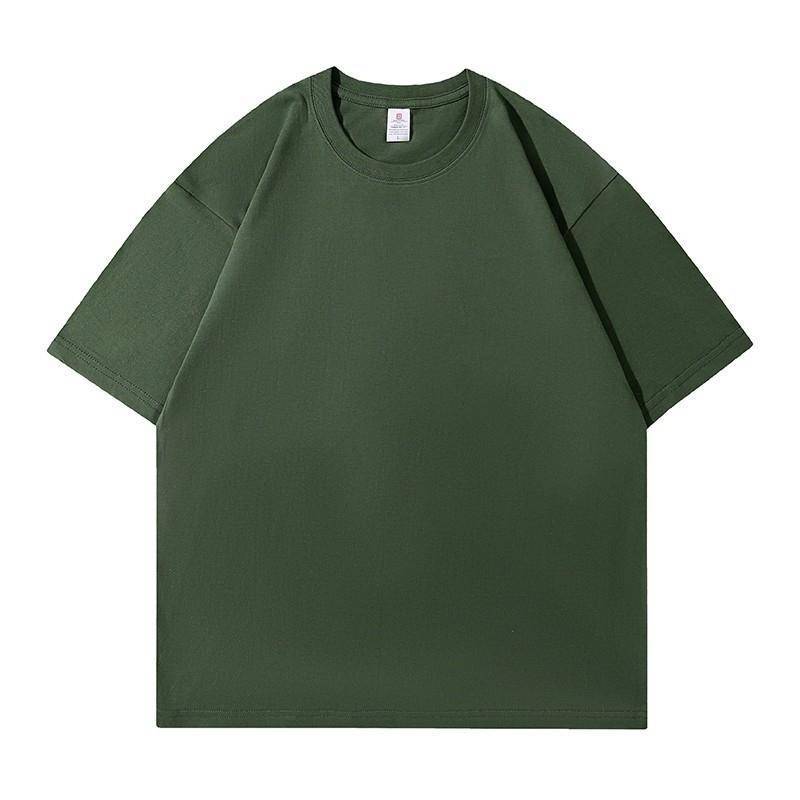 100% pure cotton green t shirt