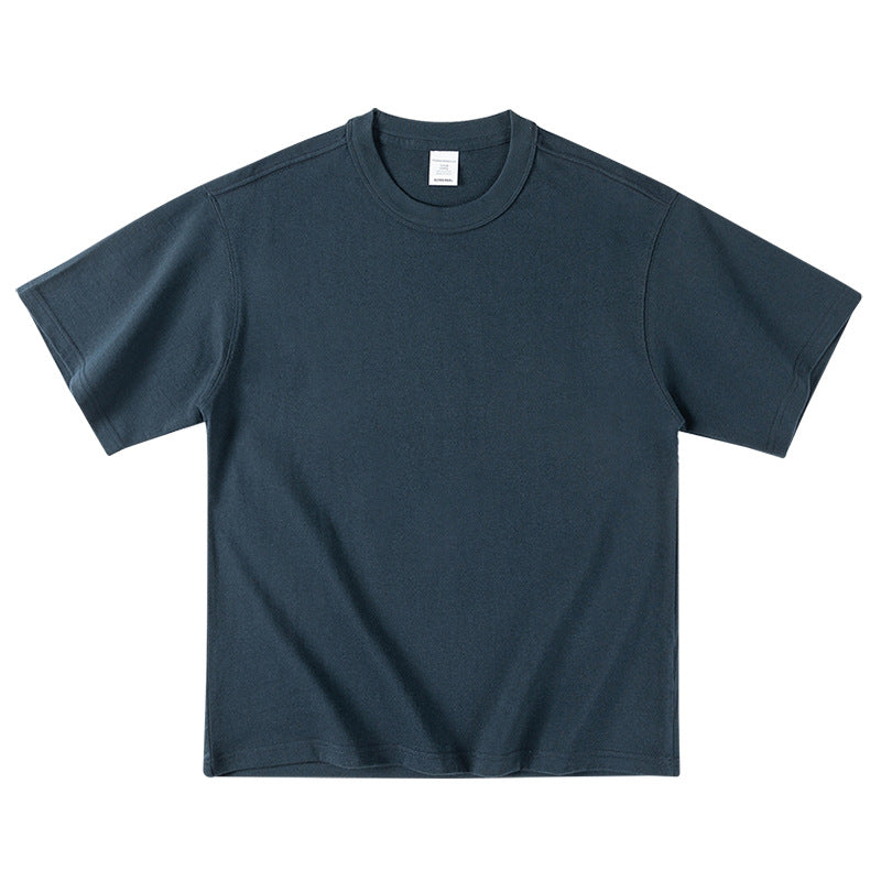 400g 100% cotton navy blue shirt