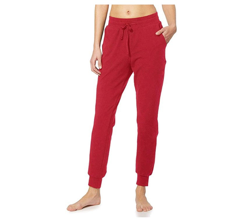 cotton red sweatpants