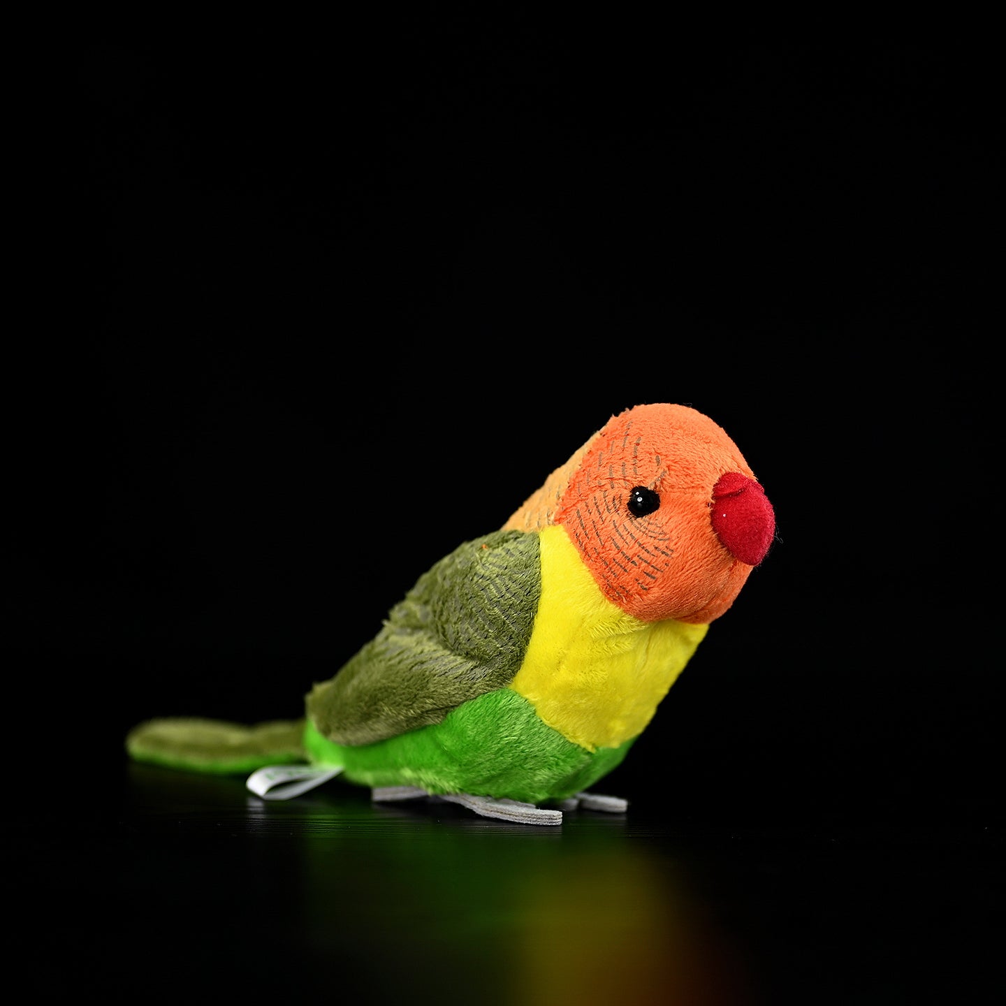 red mouthed parrot plushy