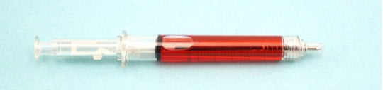 red syringe pen