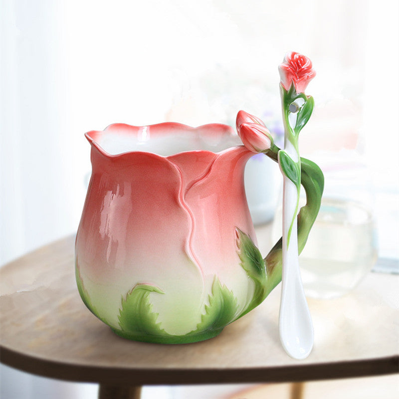 red tulip mugs