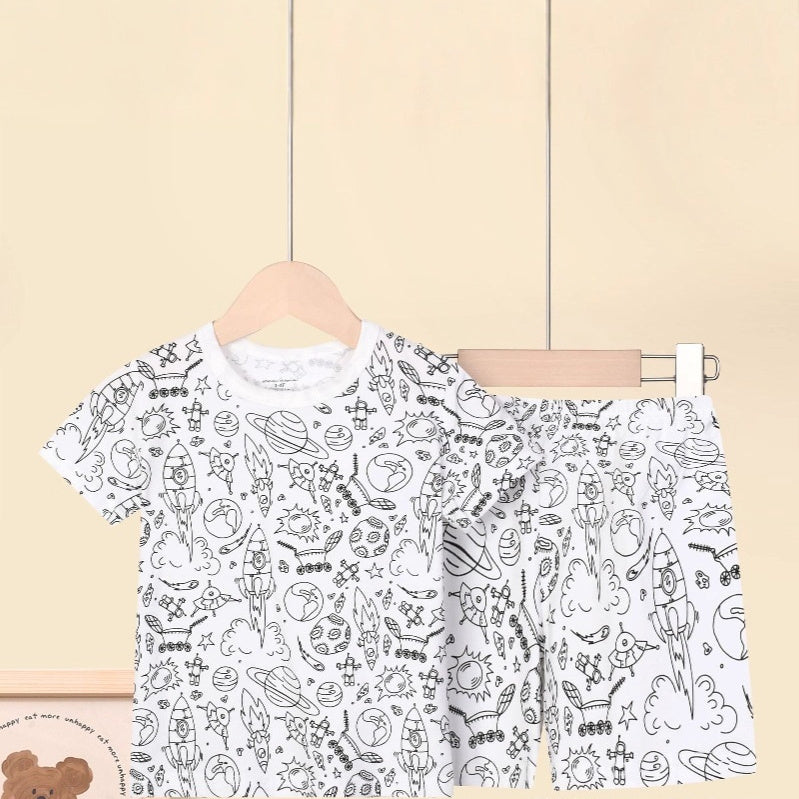 kids cotton loungewear set