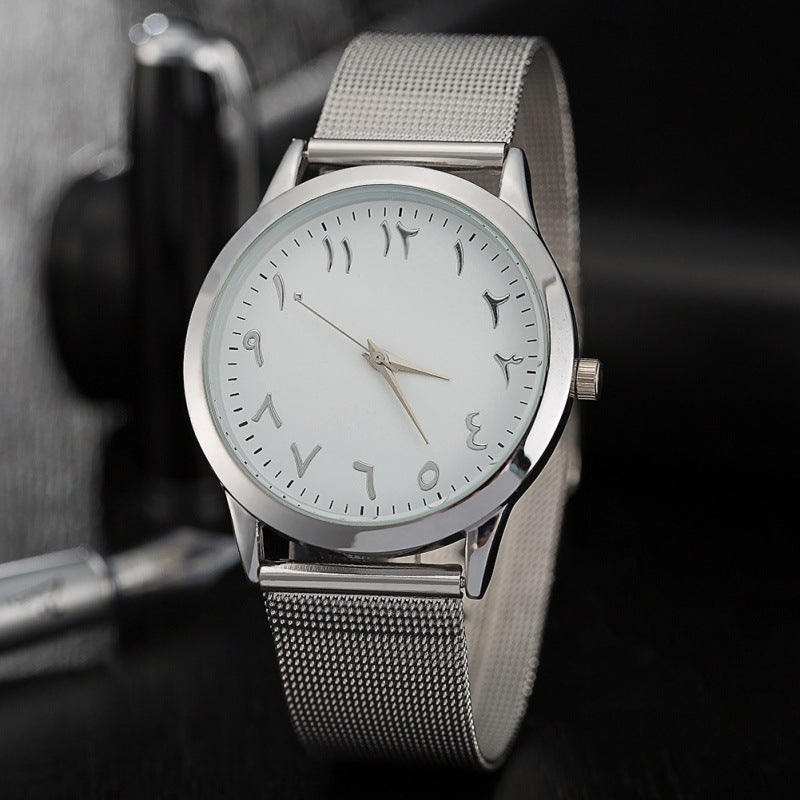 silver watch