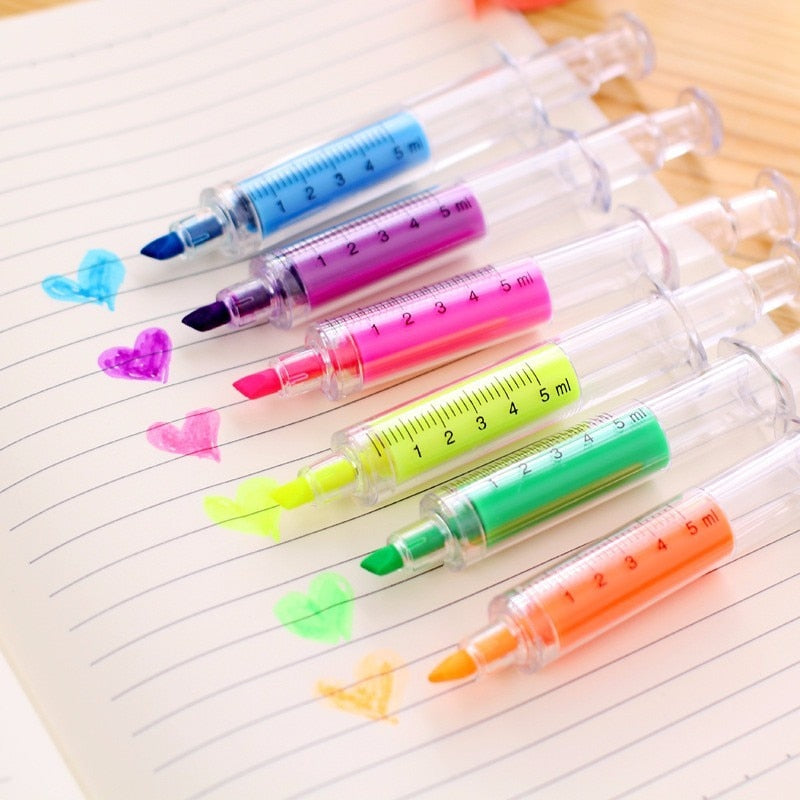 syringe highlighters