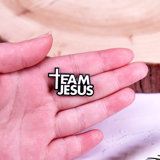 team jesus brooch