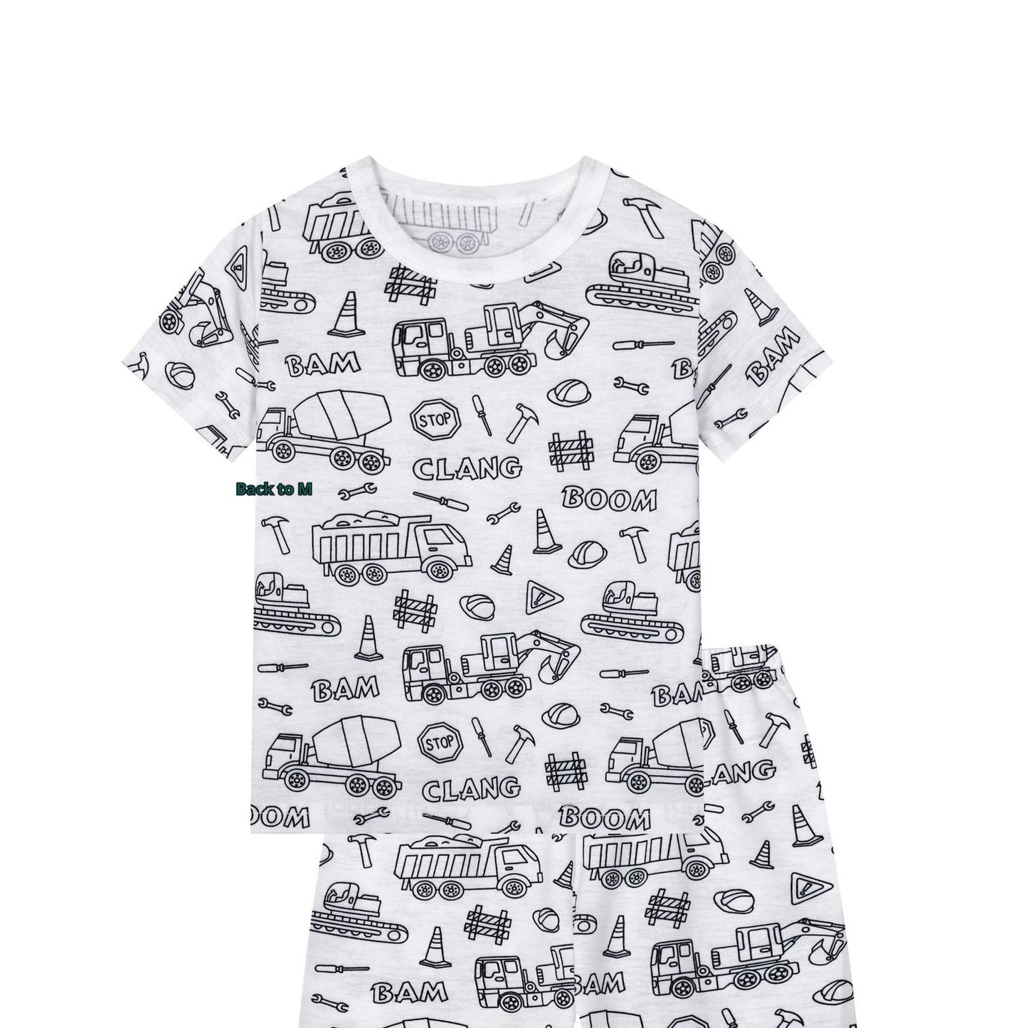 kids cotton loungewear set
