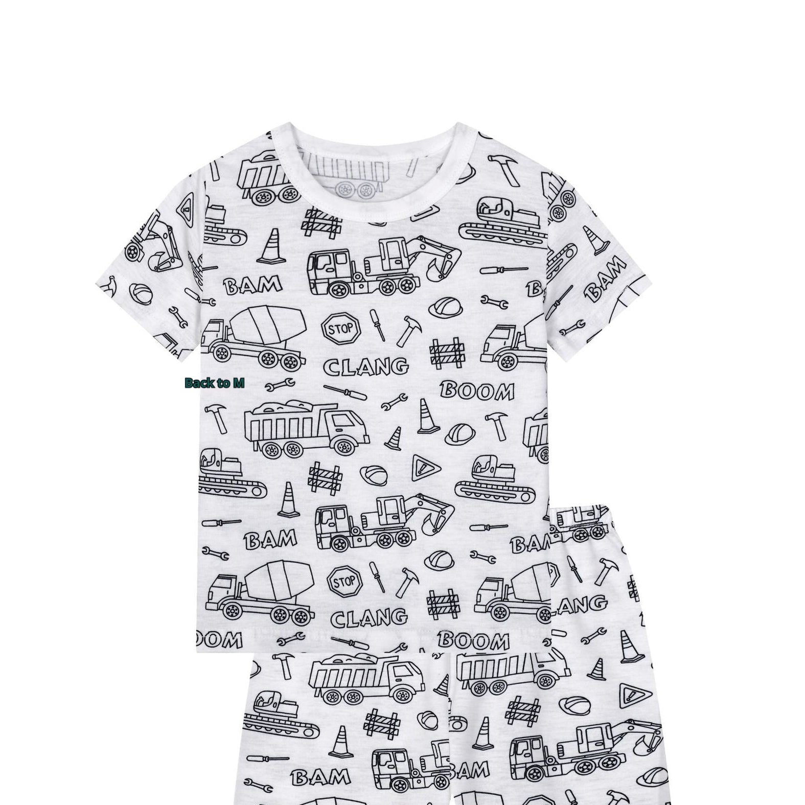 kids cotton loungewear set