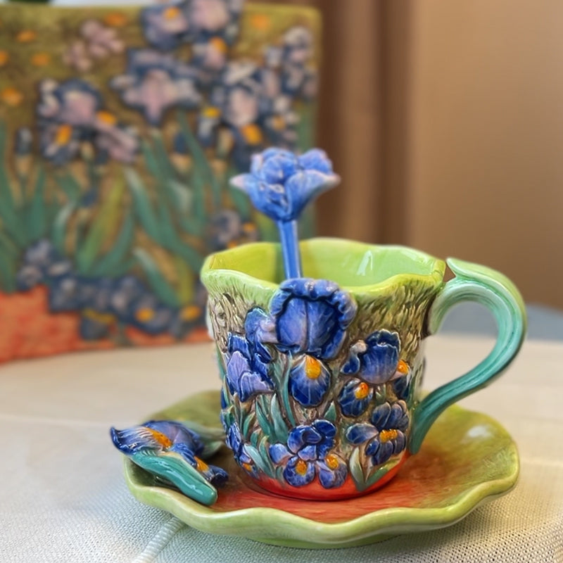 van gogh tea set