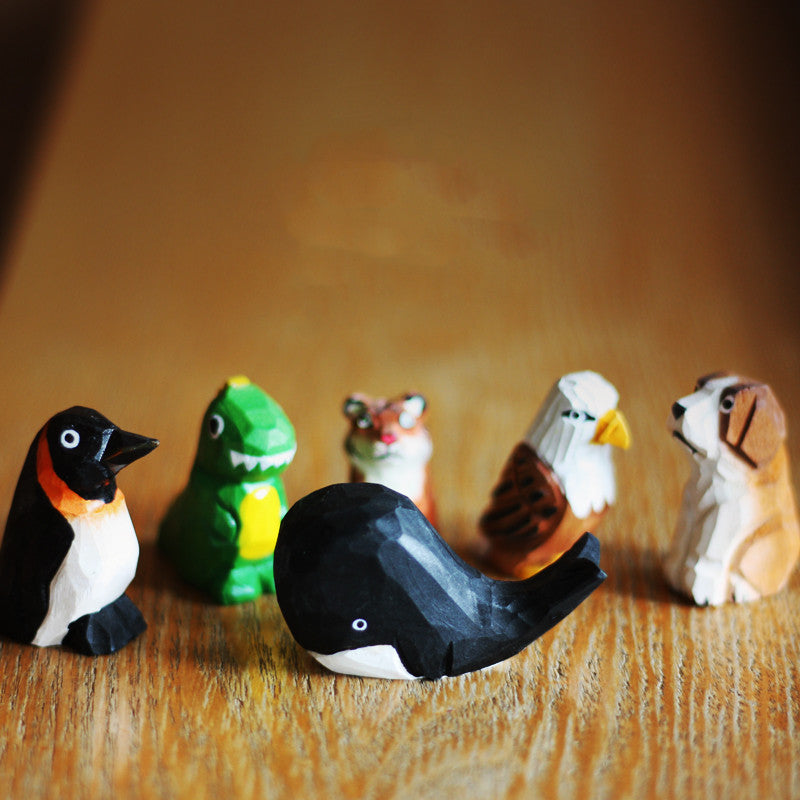 wildlife woodcarvings