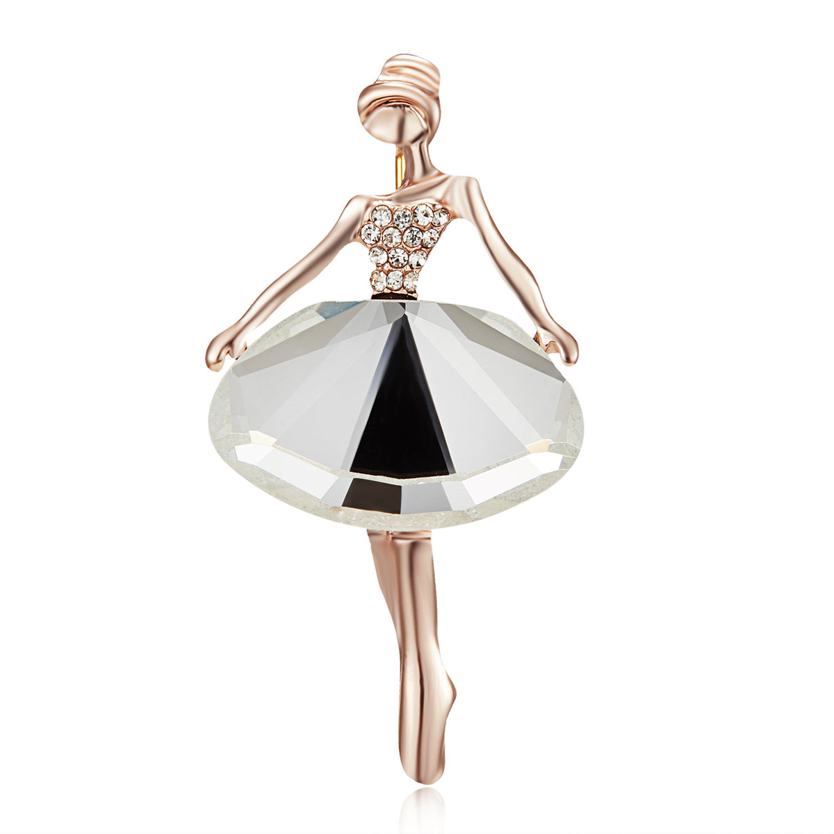 white ballerina pin
