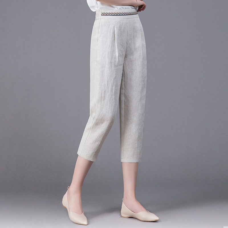 linen capris