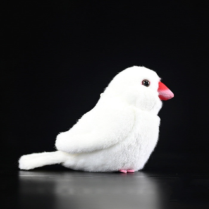 white mandarin plush